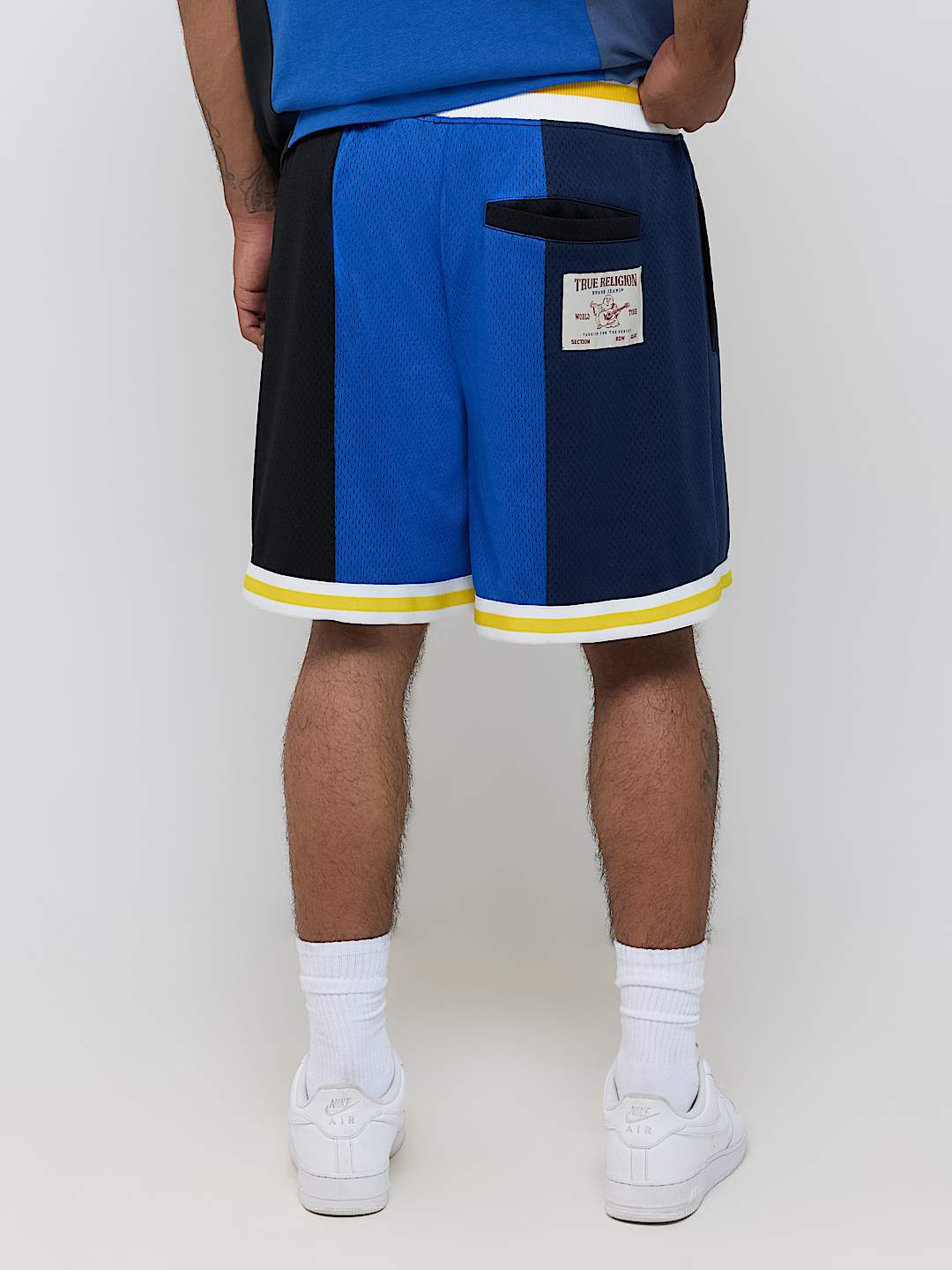 SPLICED LOGO BASKETBALL SHORT