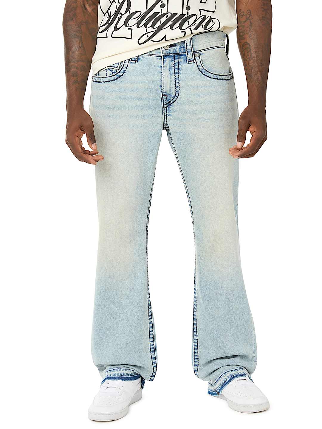 BILLY BIG T FLAP BOOTCUT JEAN 34"