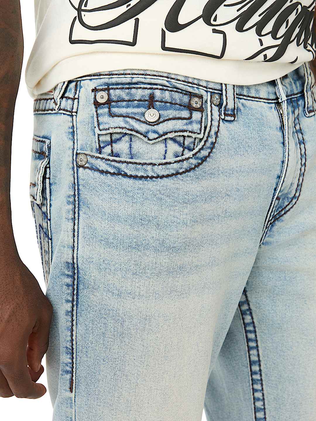 BILLY BIG T FLAP BOOTCUT JEAN 34"