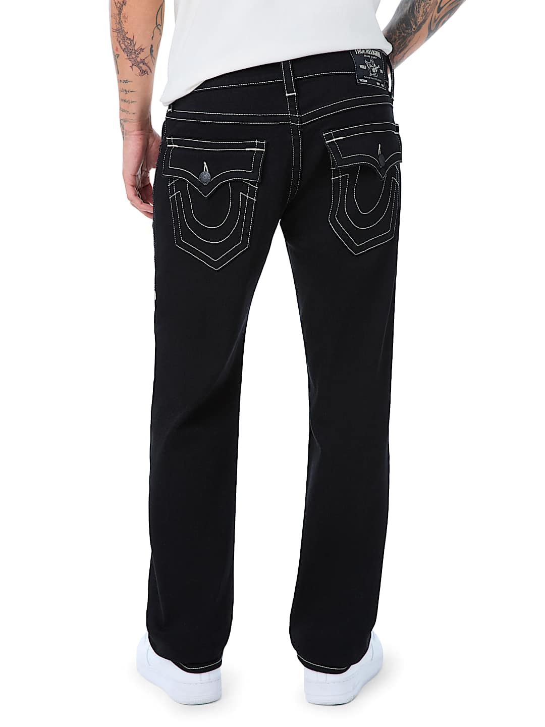 RICKY CRYSTAL TRUE FLAP STRAIGHT JEAN 34"
