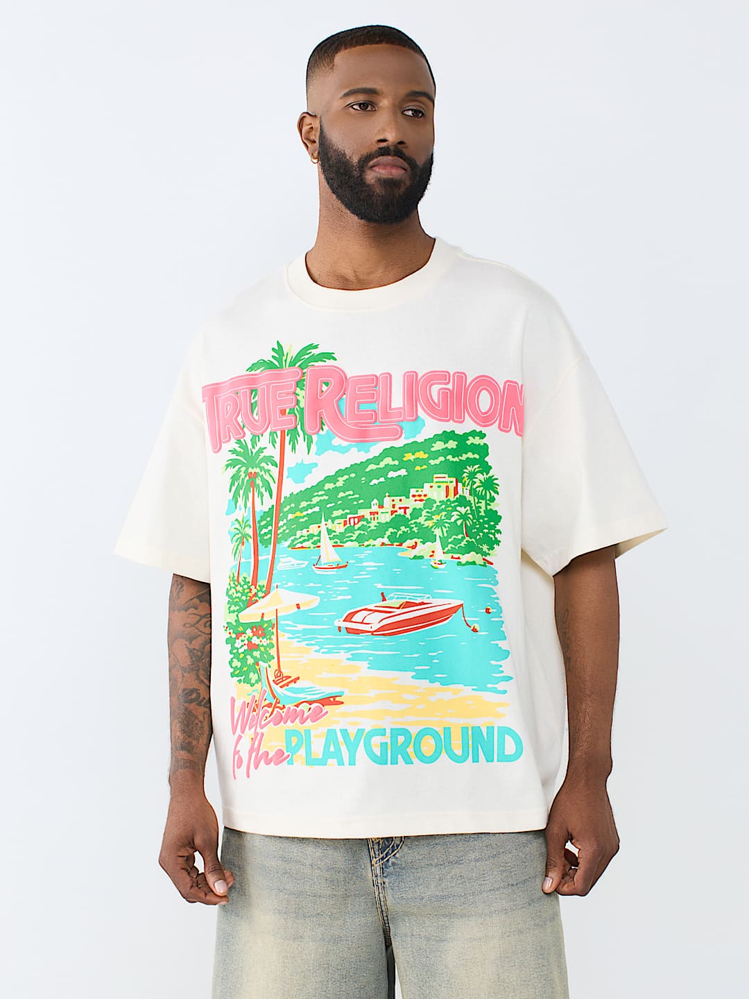 PLAYGROUND HEAVYWEIGHT OVERSIZED TEE