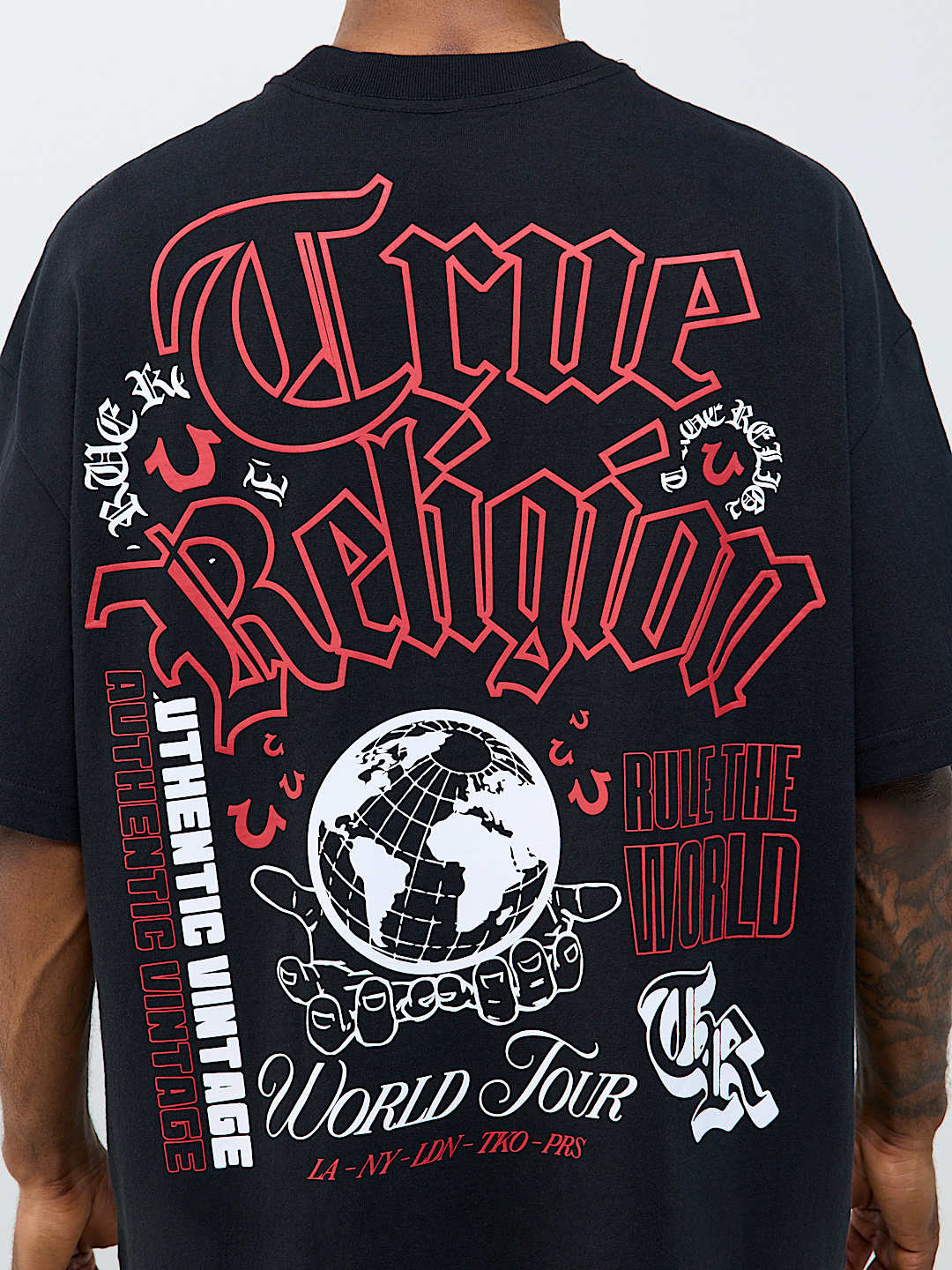 MULTI-LOGO HEAVYWEIGHT OVERSIZED TEE