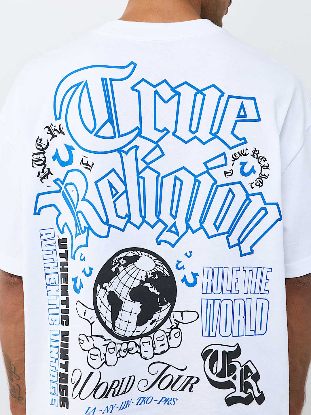 MULTI-LOGO HEAVYWEIGHT OVERSIZED TEE
