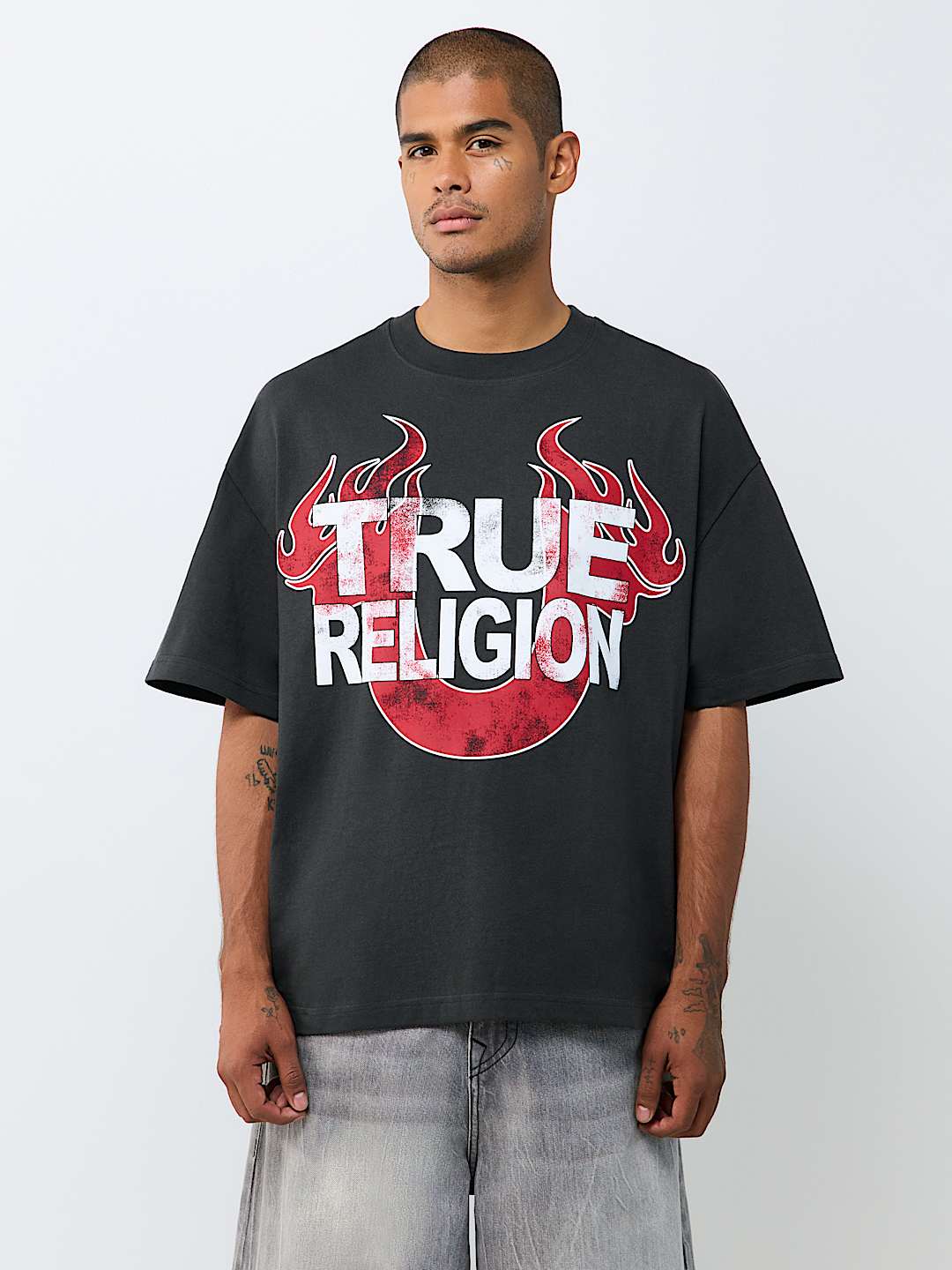 LOGO TOUR HEAVYWEIGHT OVERSIZED TEE
