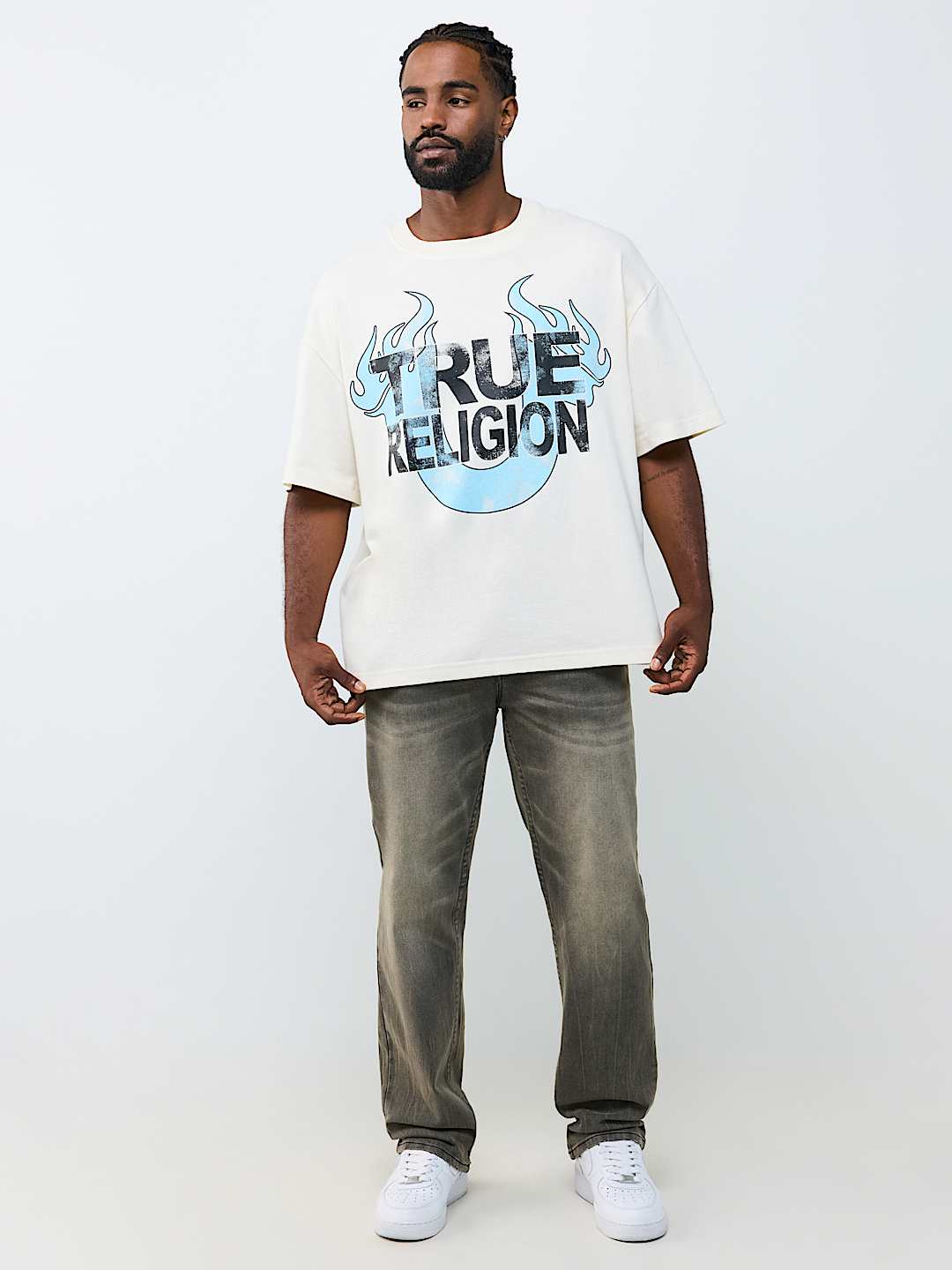 LOGO TOUR HEAVYWEIGHT OVERSIZED TEE