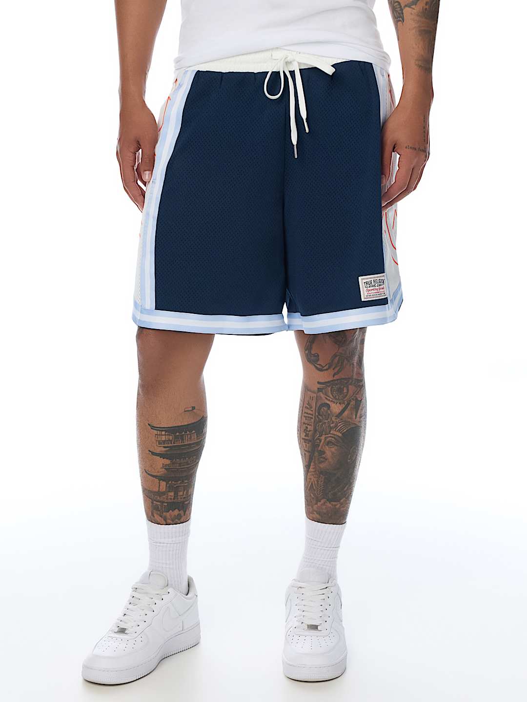 COLORBLOCK MESH BASKETBALL SHORT