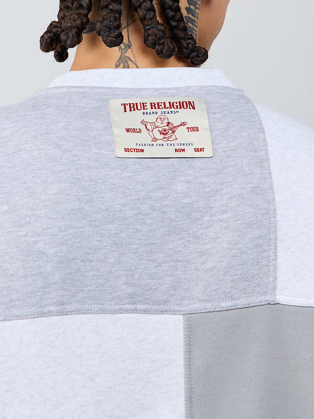SPLICED CREWNECK SWEATER