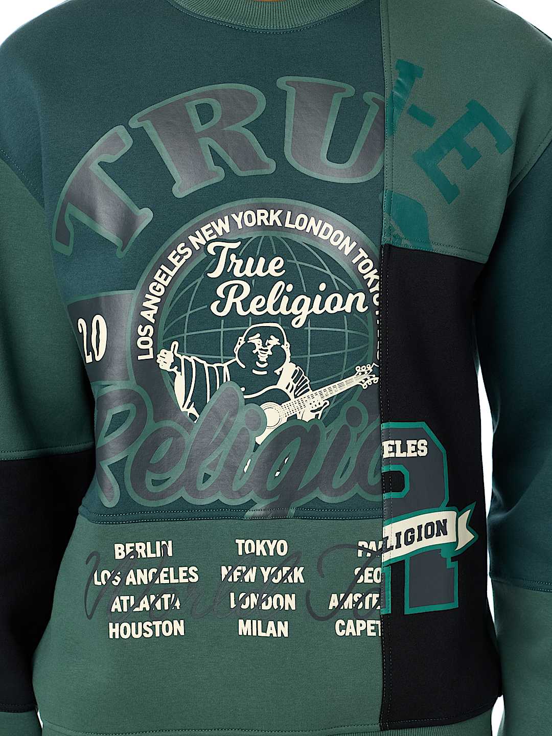 SPLICED CREWNECK SWEATER