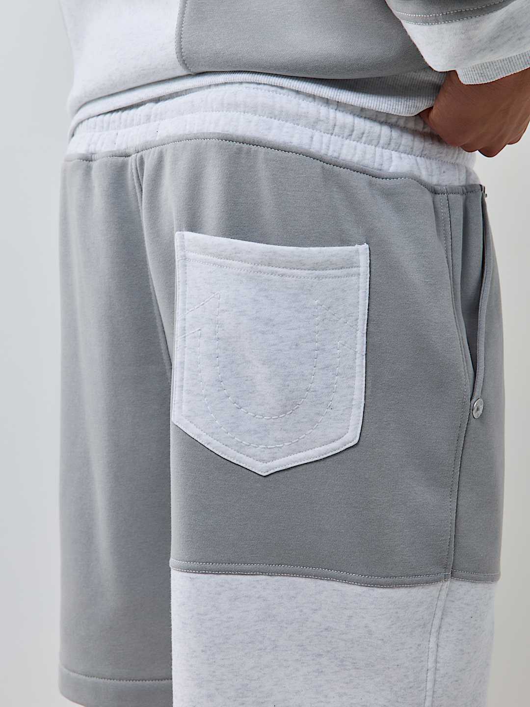 SPLICED FLEECE SHORT
