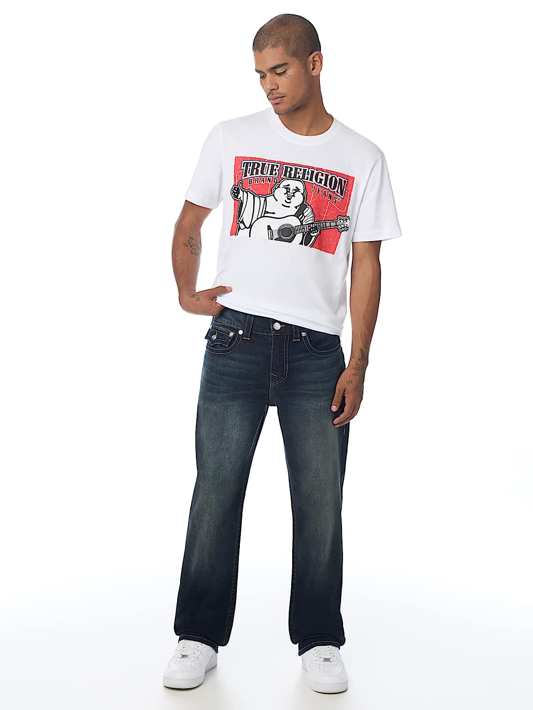 RICKY FLAP STRAIGHT JEAN 34"
