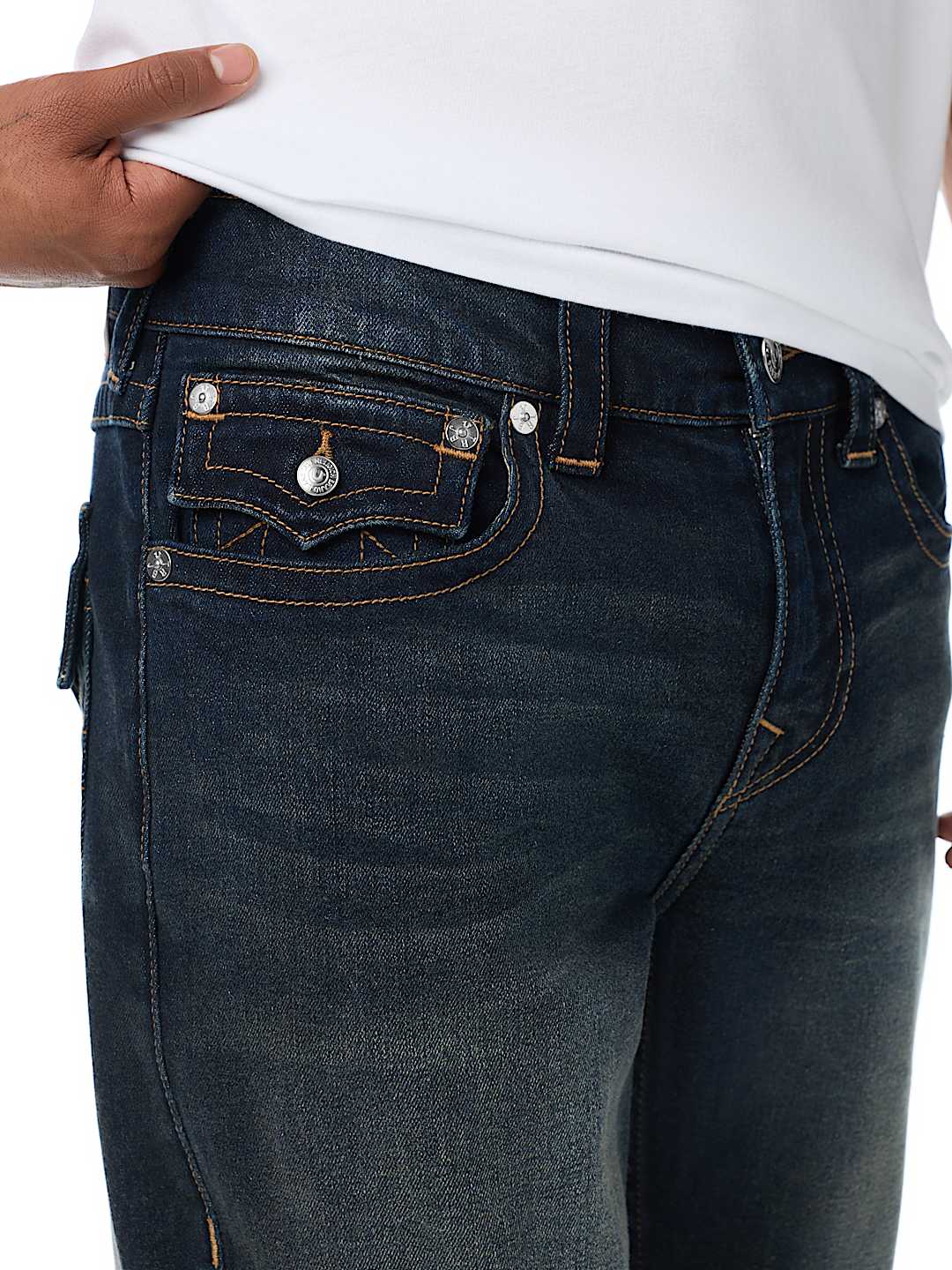 RICKY FLAP STRAIGHT JEAN 34"