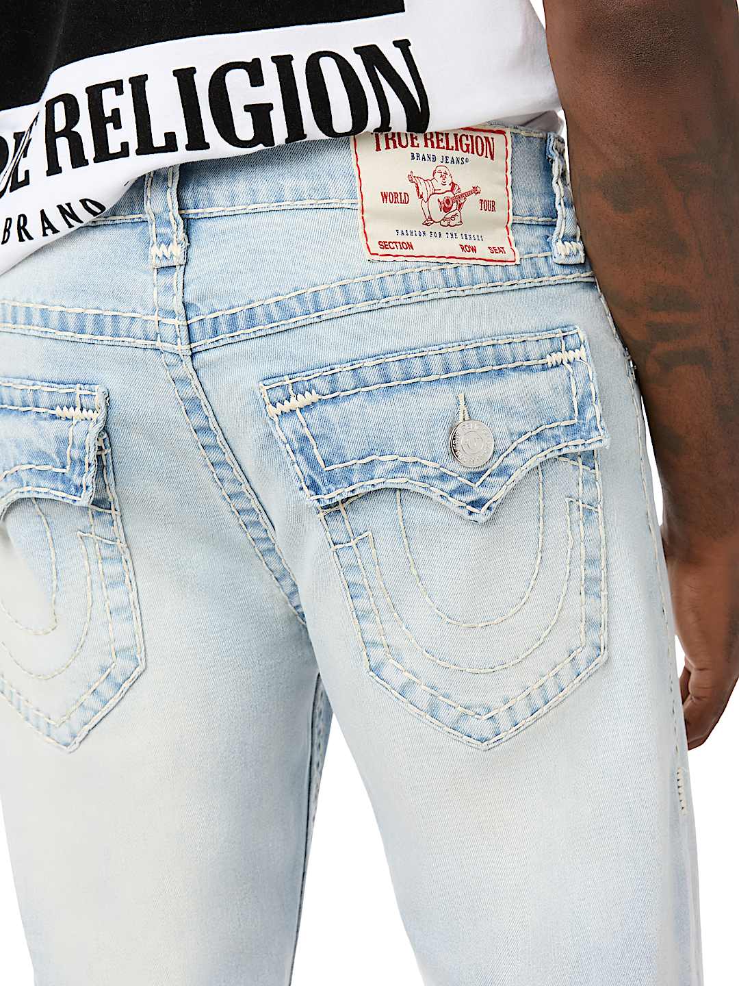 RICKY SUPER T FLAP STRAIGHT JEAN 34"