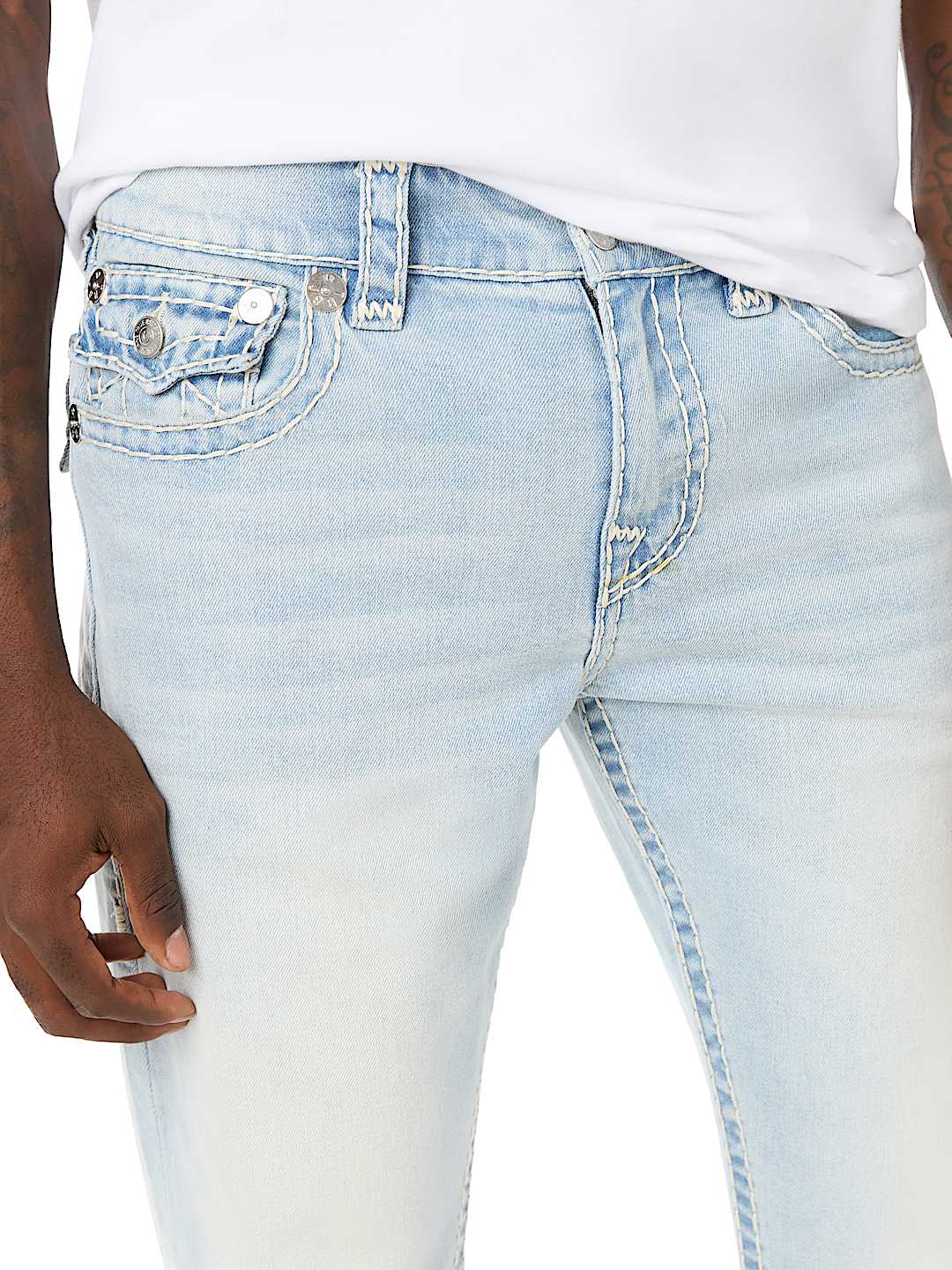 RICKY SUPER T FLAP STRAIGHT JEAN 34"