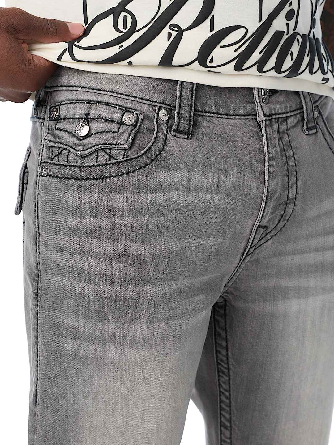 ROCCO BIG T FLAP SKINNY JEAN 32"