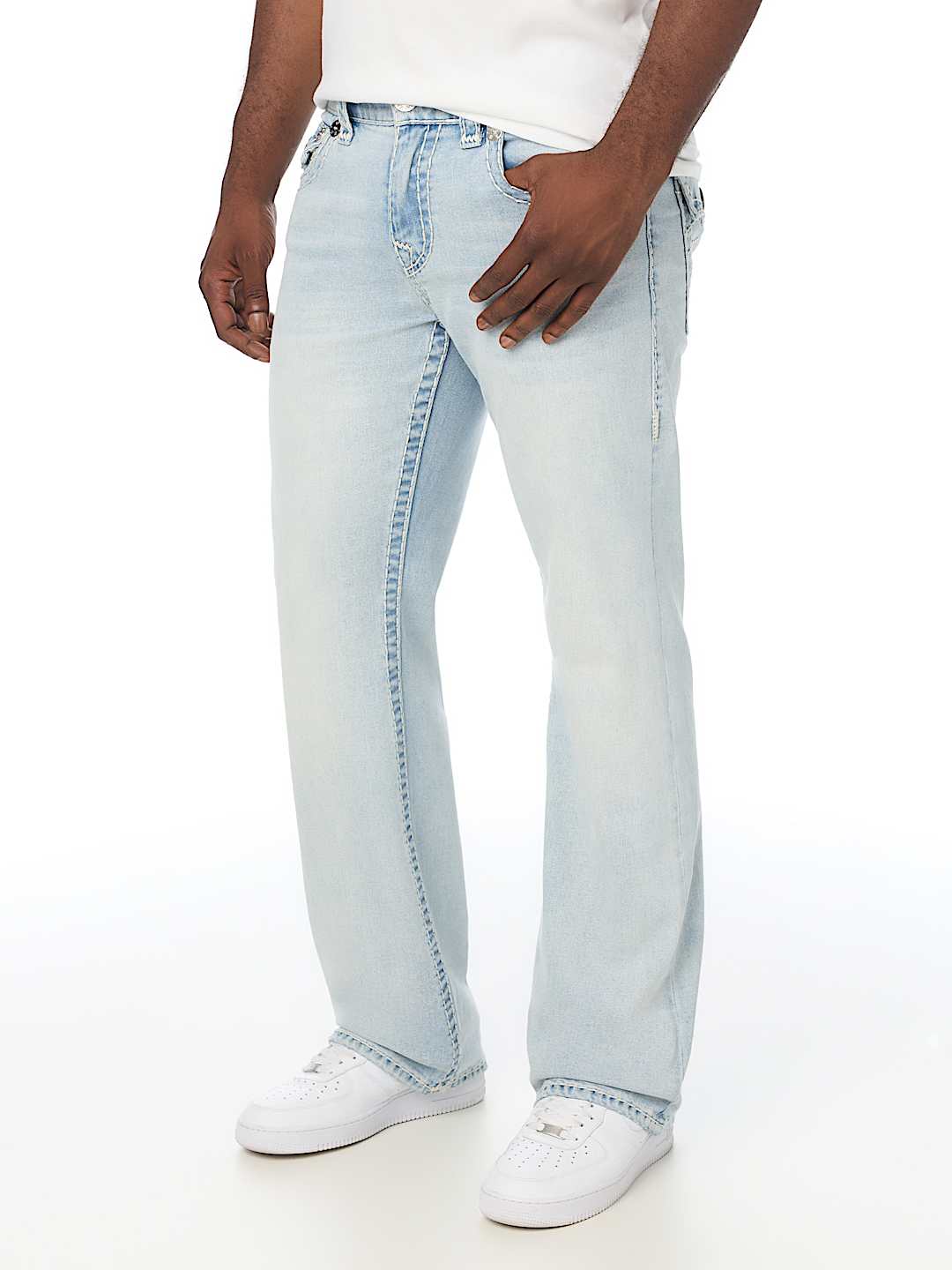 BILLY SUPER T FLAP BOOTCUT JEAN 34"