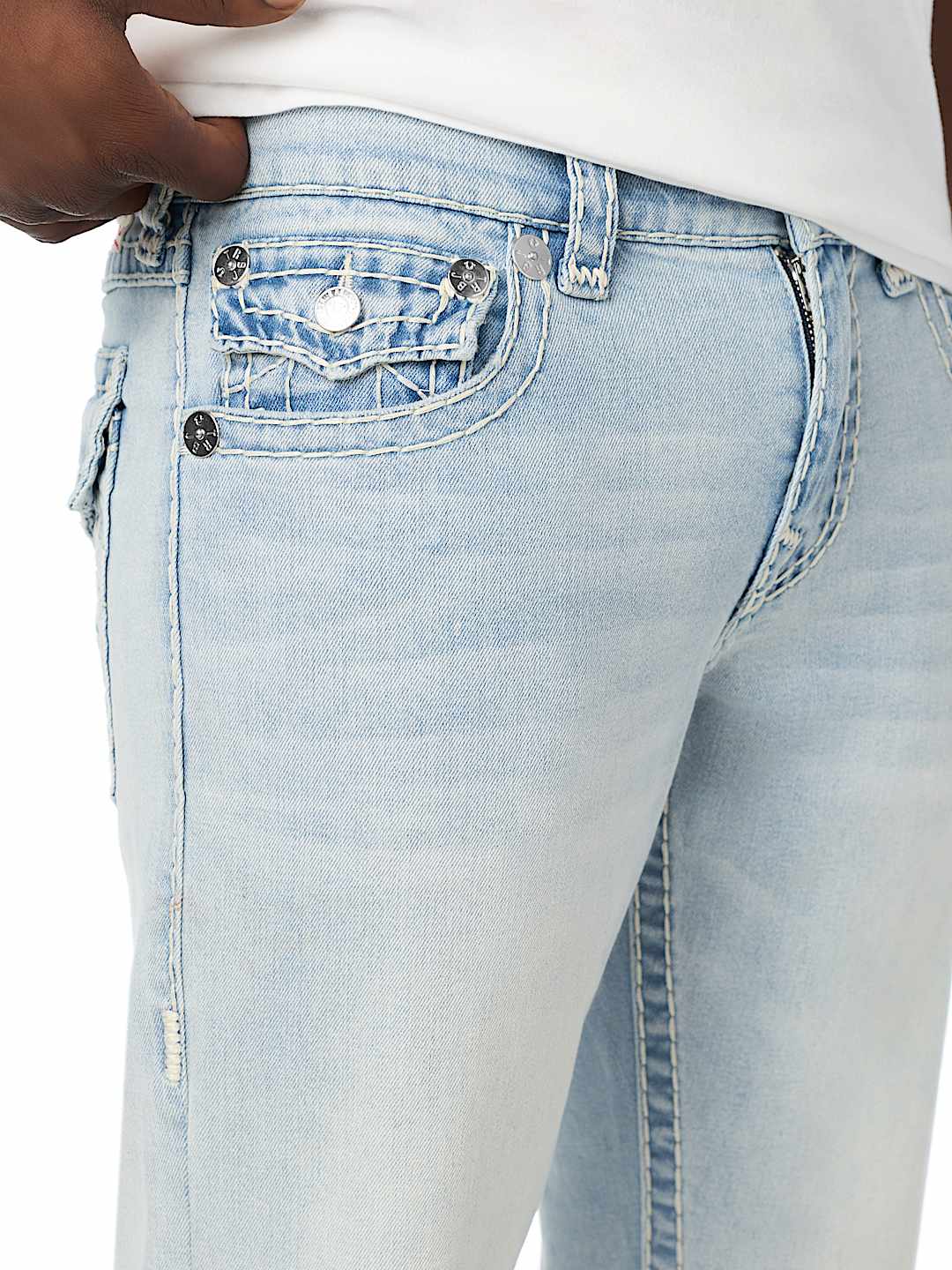 BILLY SUPER T FLAP BOOTCUT JEAN 34"