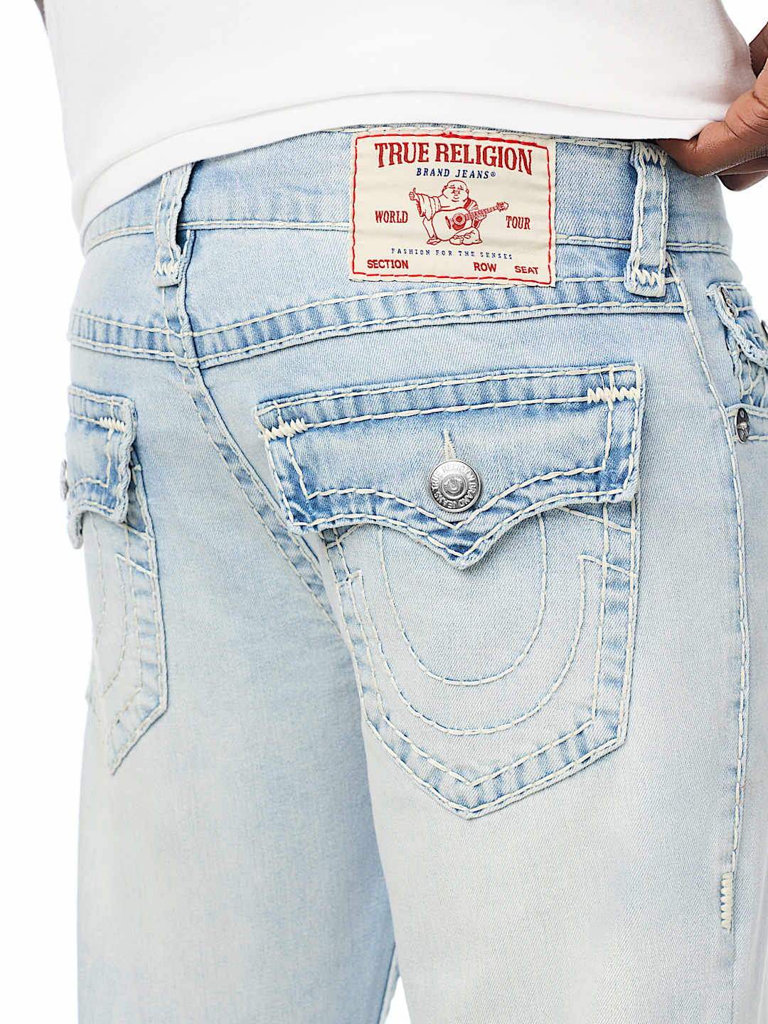BILLY SUPER T FLAP BOOTCUT JEAN 34"