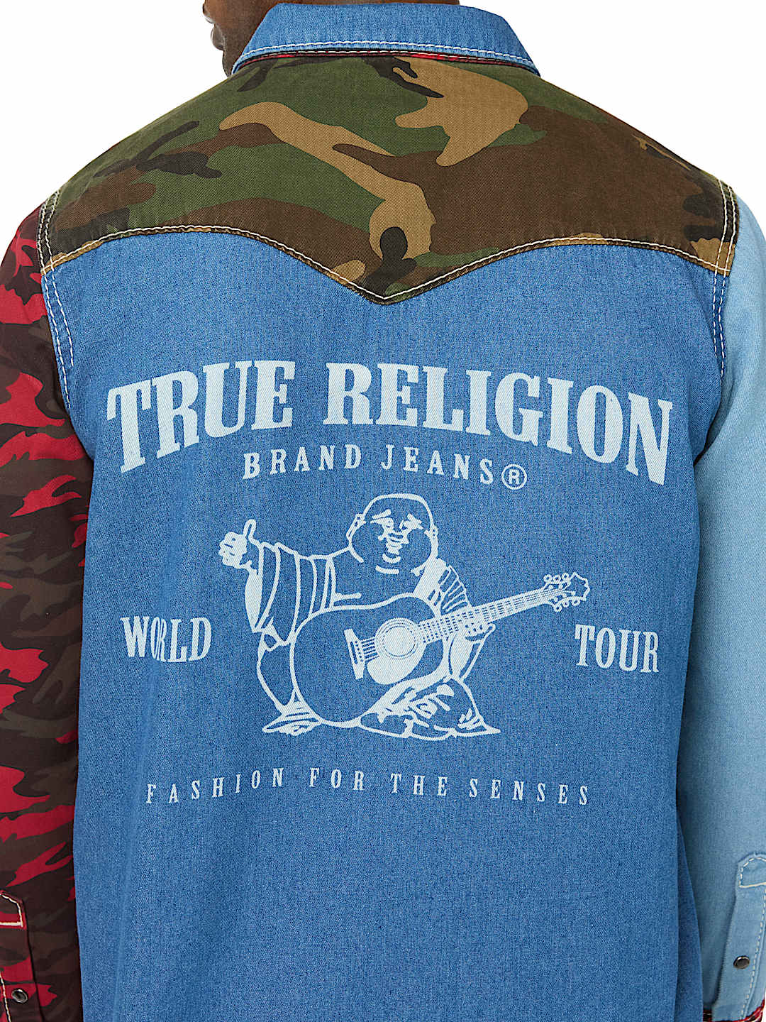 PLAID BIG T WESTERN SHIRT