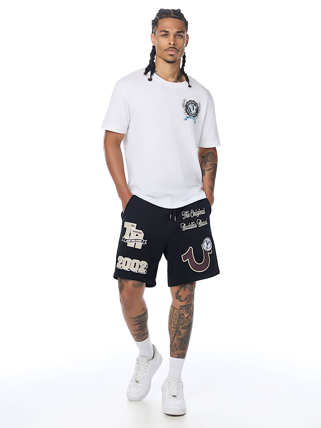 COLLEGIATE LOGO FLEECE SHORT