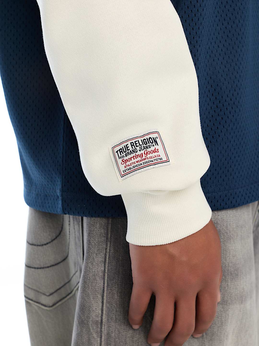 FOOTBALL JERSEY ZIP HOODIE