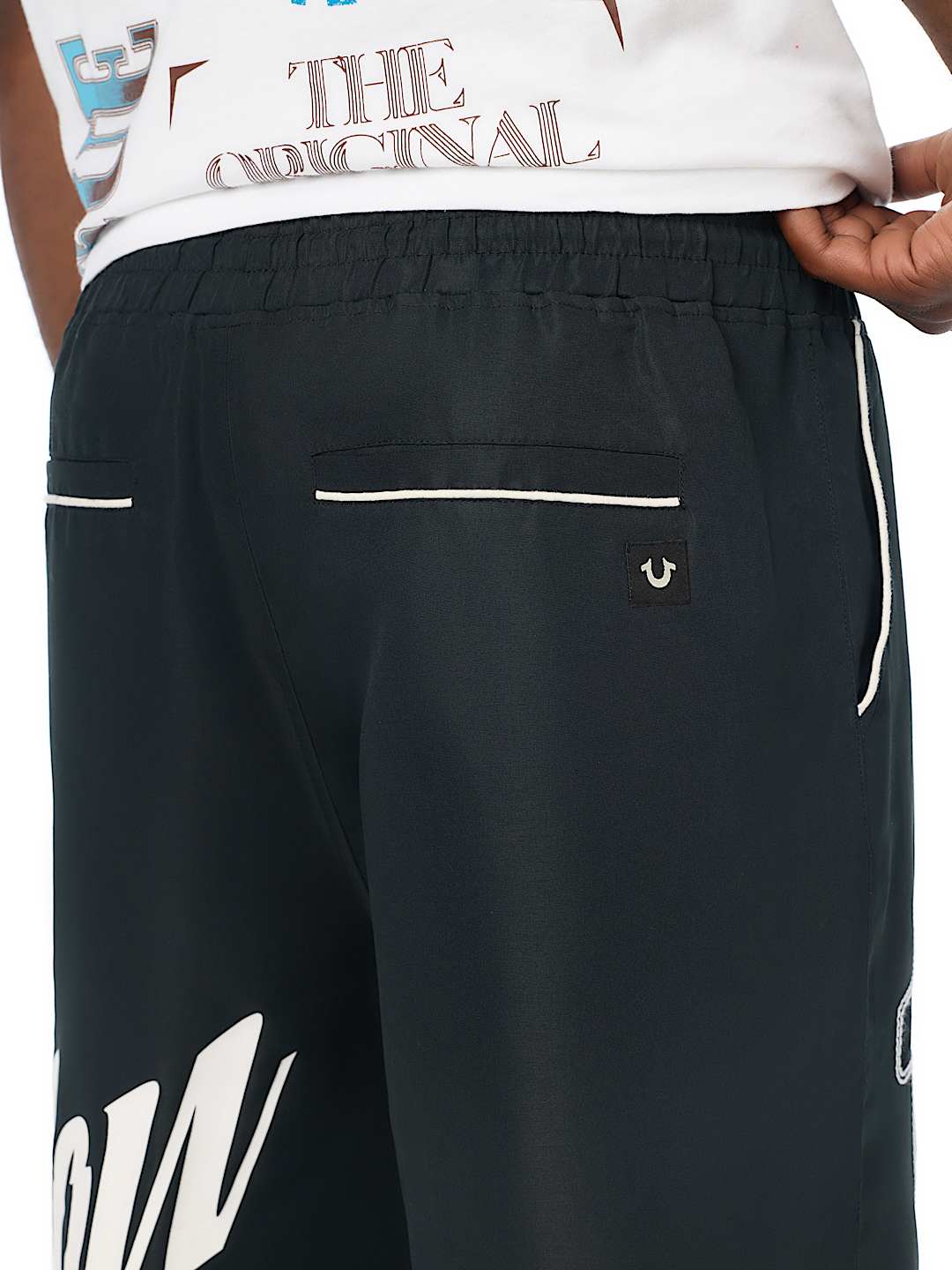 HORSESHOE LOGO BAGGY NYLON PANT