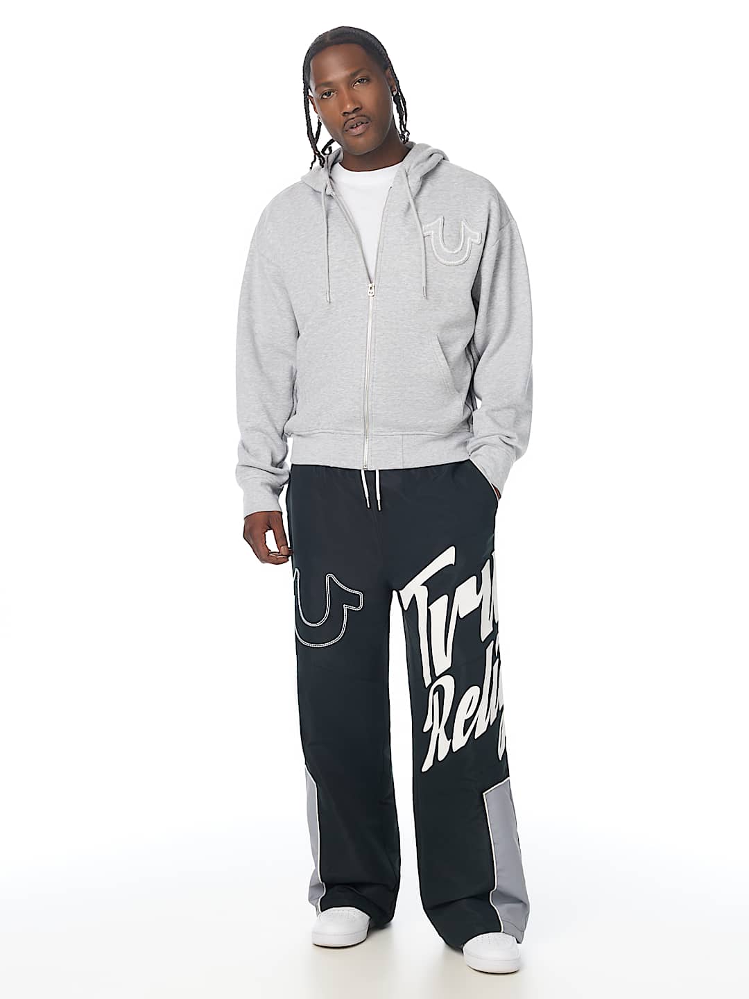 HORSESHOE LOGO BAGGY NYLON PANT