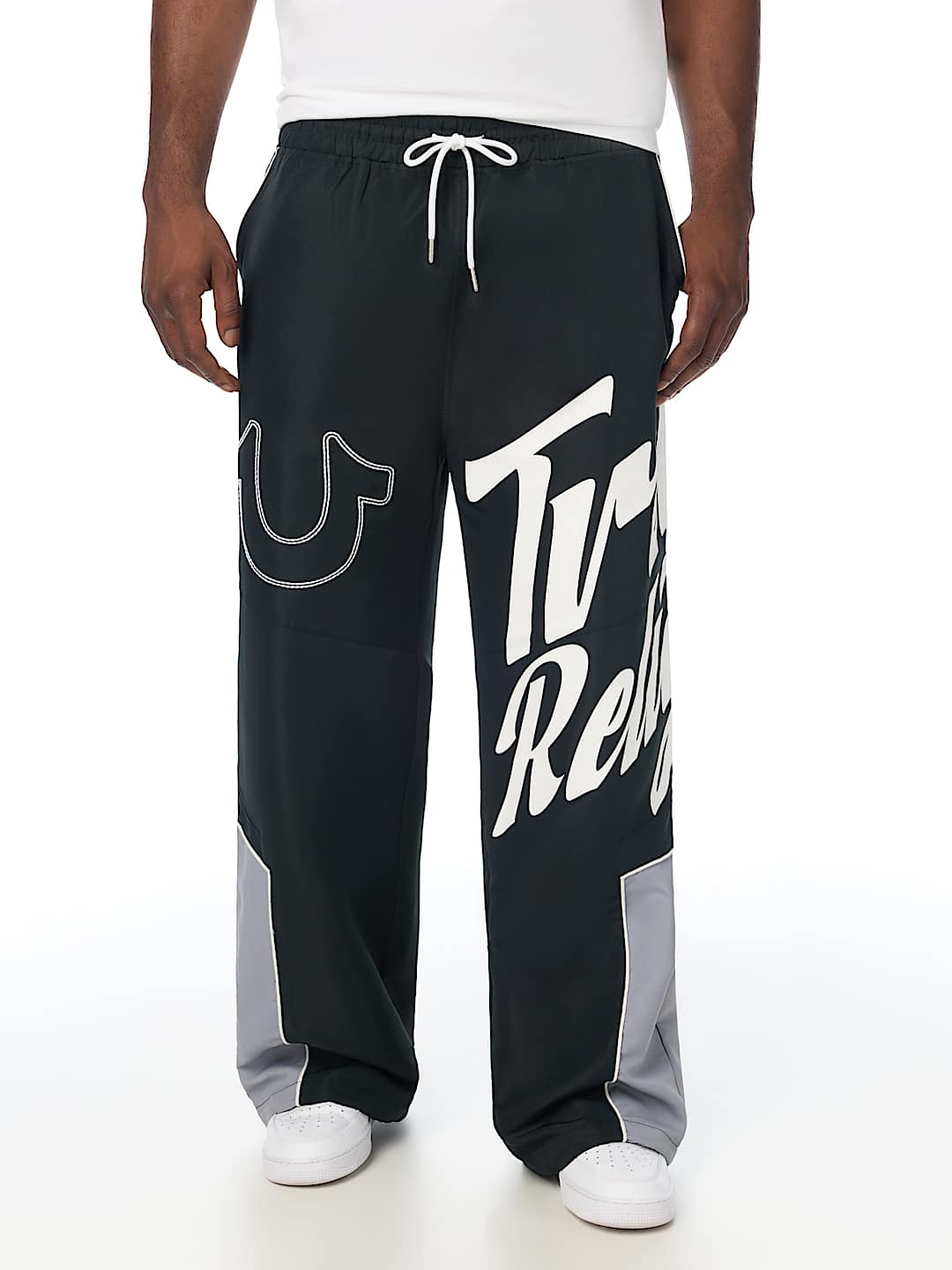 HORSESHOE LOGO BAGGY NYLON PANT