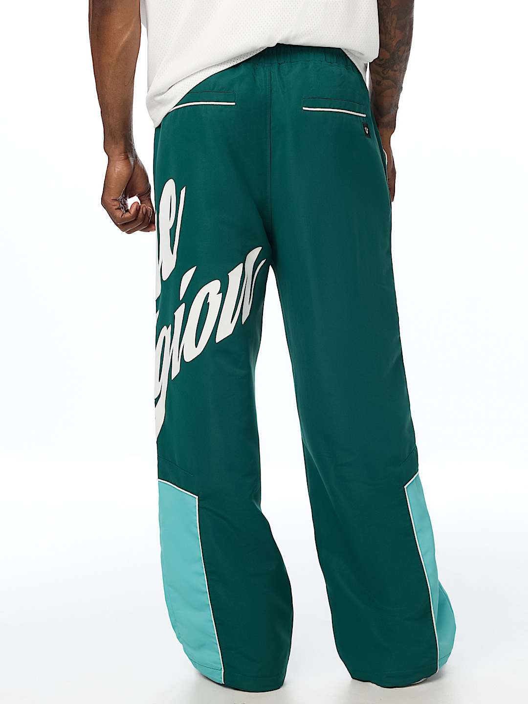 HORSESHOE LOGO BAGGY NYLON PANT