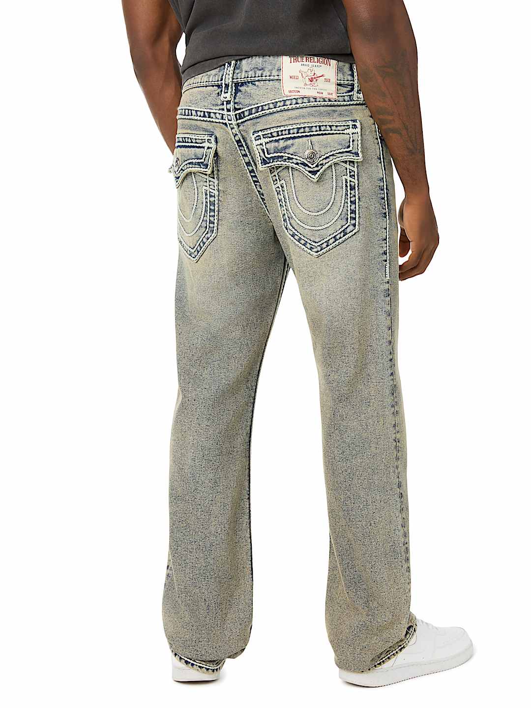 RICKY ROPE STITCH FLAP STRAIGHT JEAN 34"
