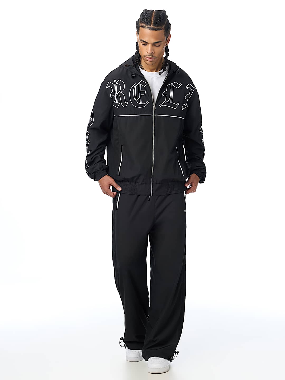 EXPLODED LOGO NYLON JACKET