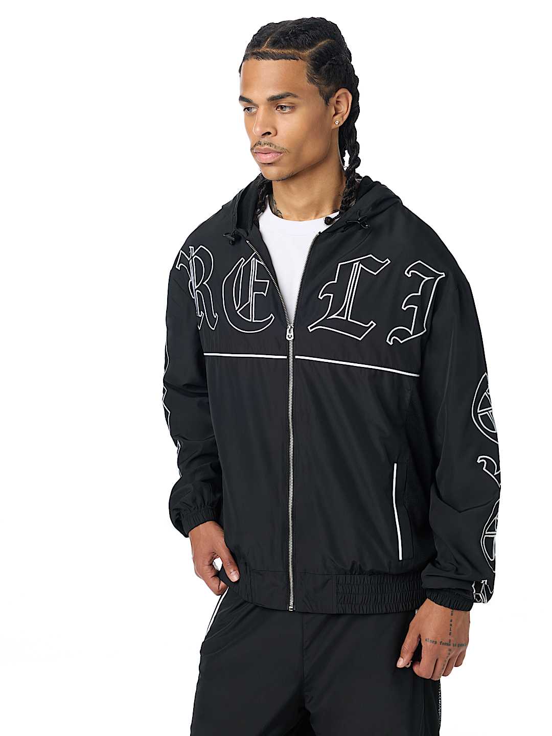 EXPLODED LOGO NYLON JACKET