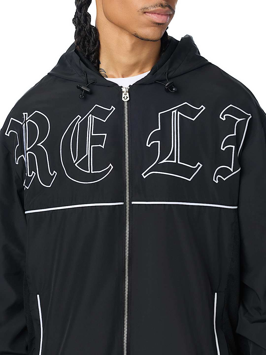 EXPLODED LOGO NYLON JACKET