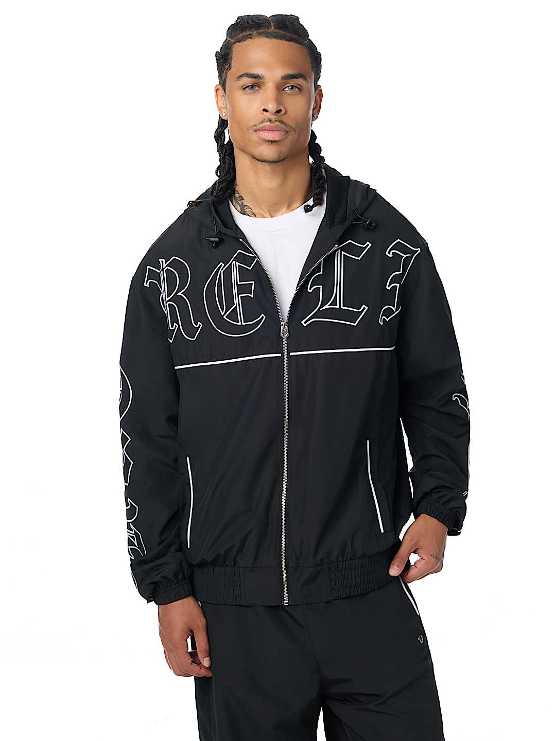 EXPLODED LOGO NYLON JACKET