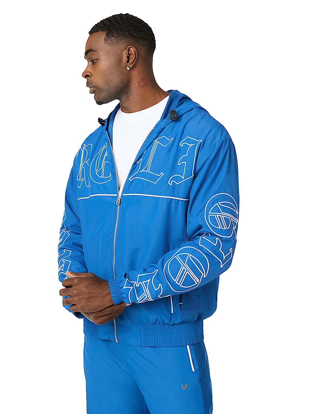 EXPLODED LOGO NYLON JACKET