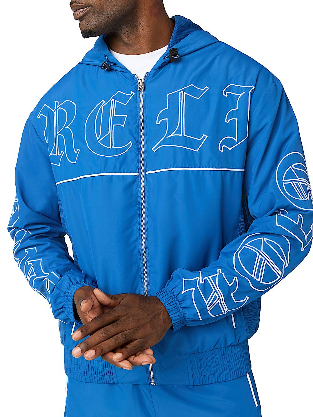 EXPLODED LOGO NYLON JACKET