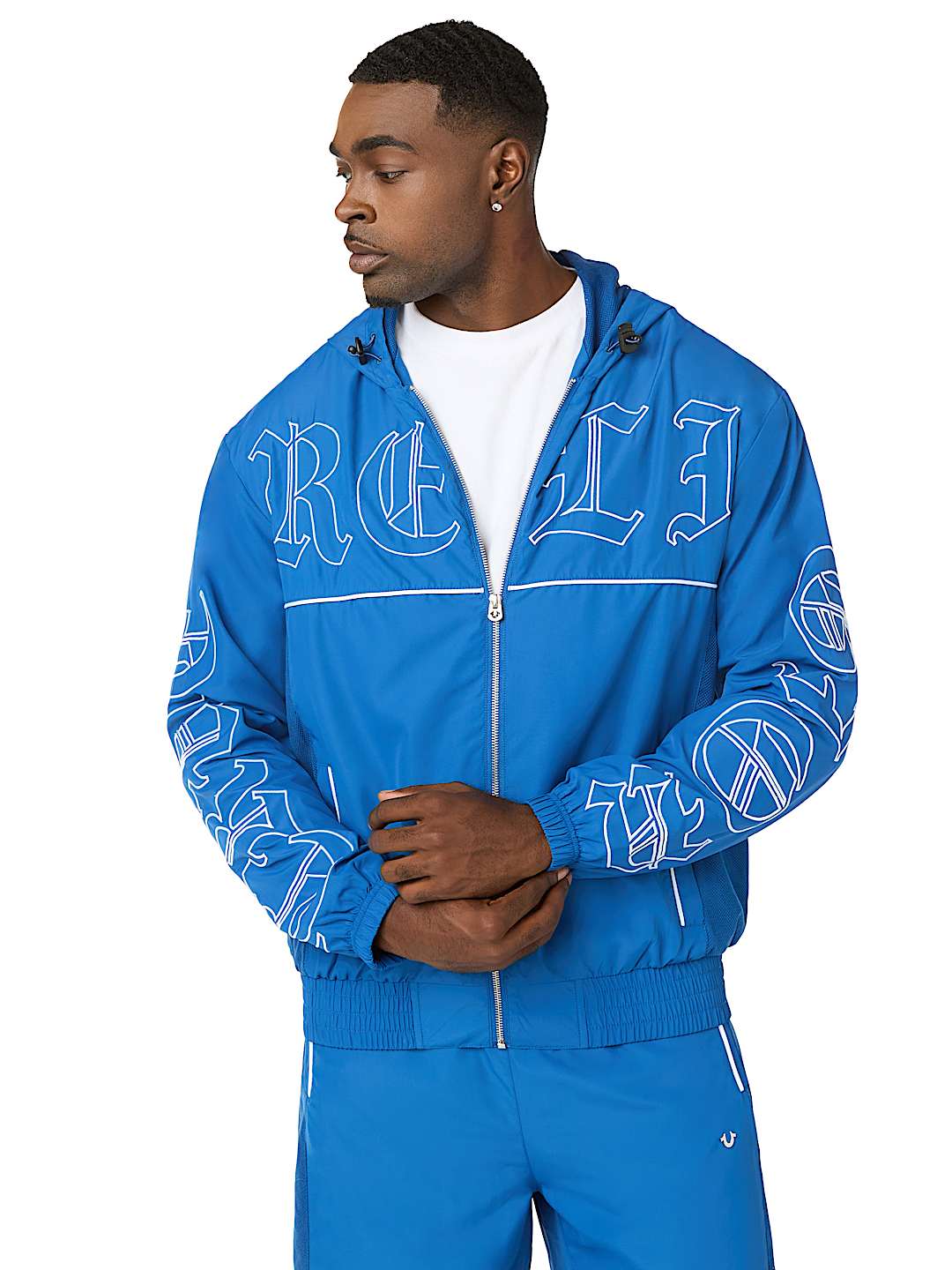EXPLODED LOGO NYLON JACKET