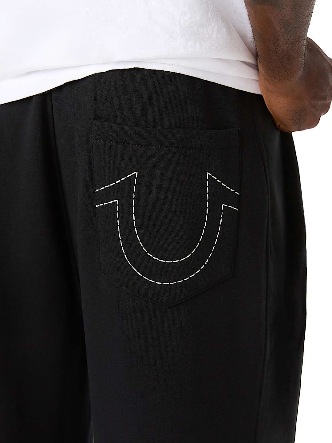 VELOUR LOGO BAGGY SWEATPANT
