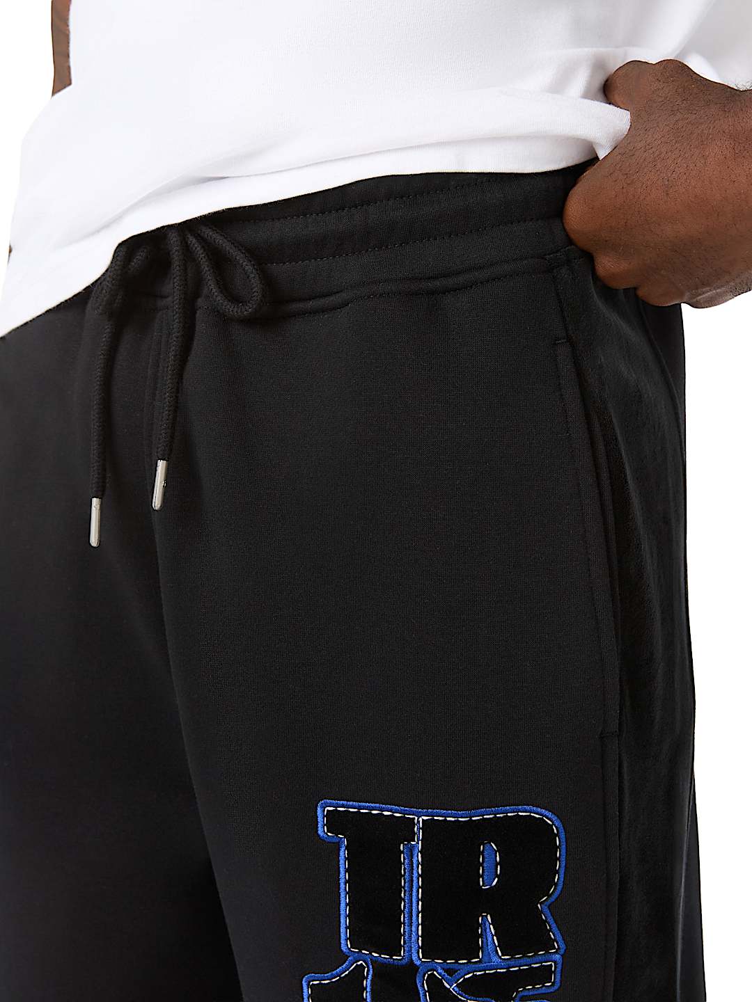 VELOUR LOGO BAGGY SWEATPANT