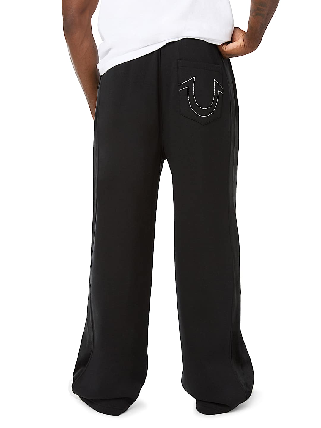VELOUR LOGO BAGGY SWEATPANT