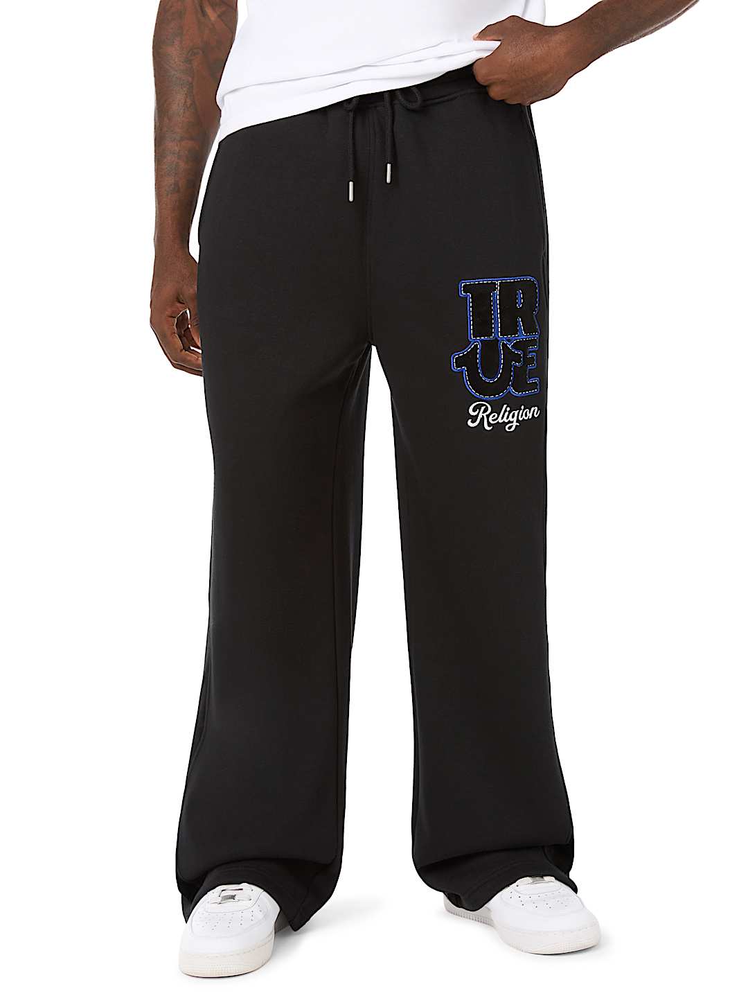 VELOUR LOGO BAGGY SWEATPANT
