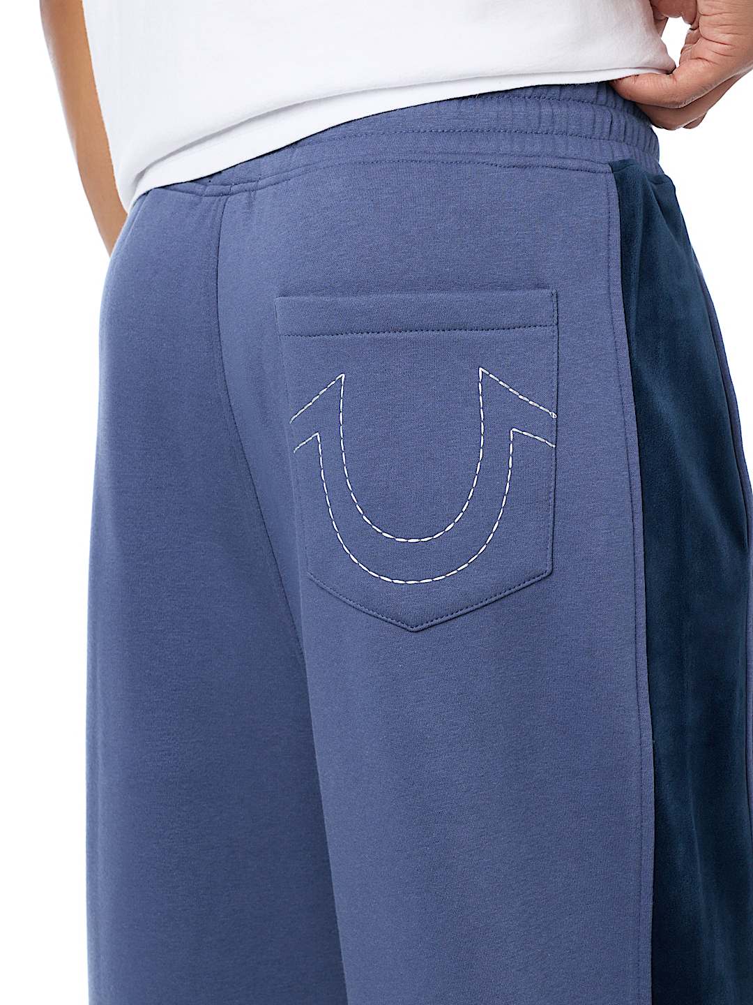 VELOUR LOGO BAGGY SWEATPANT