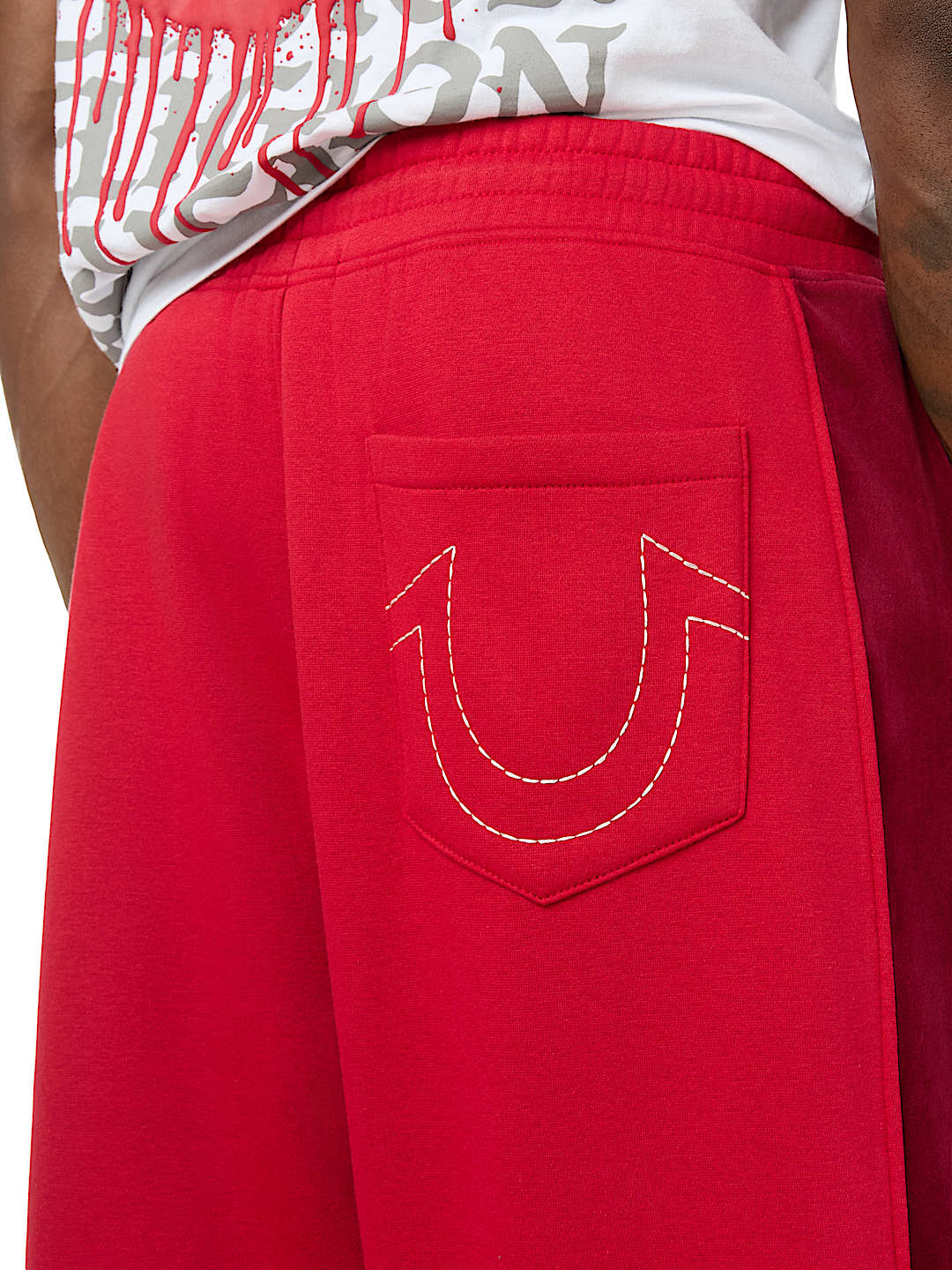 VELOUR LOGO BAGGY SWEATPANT