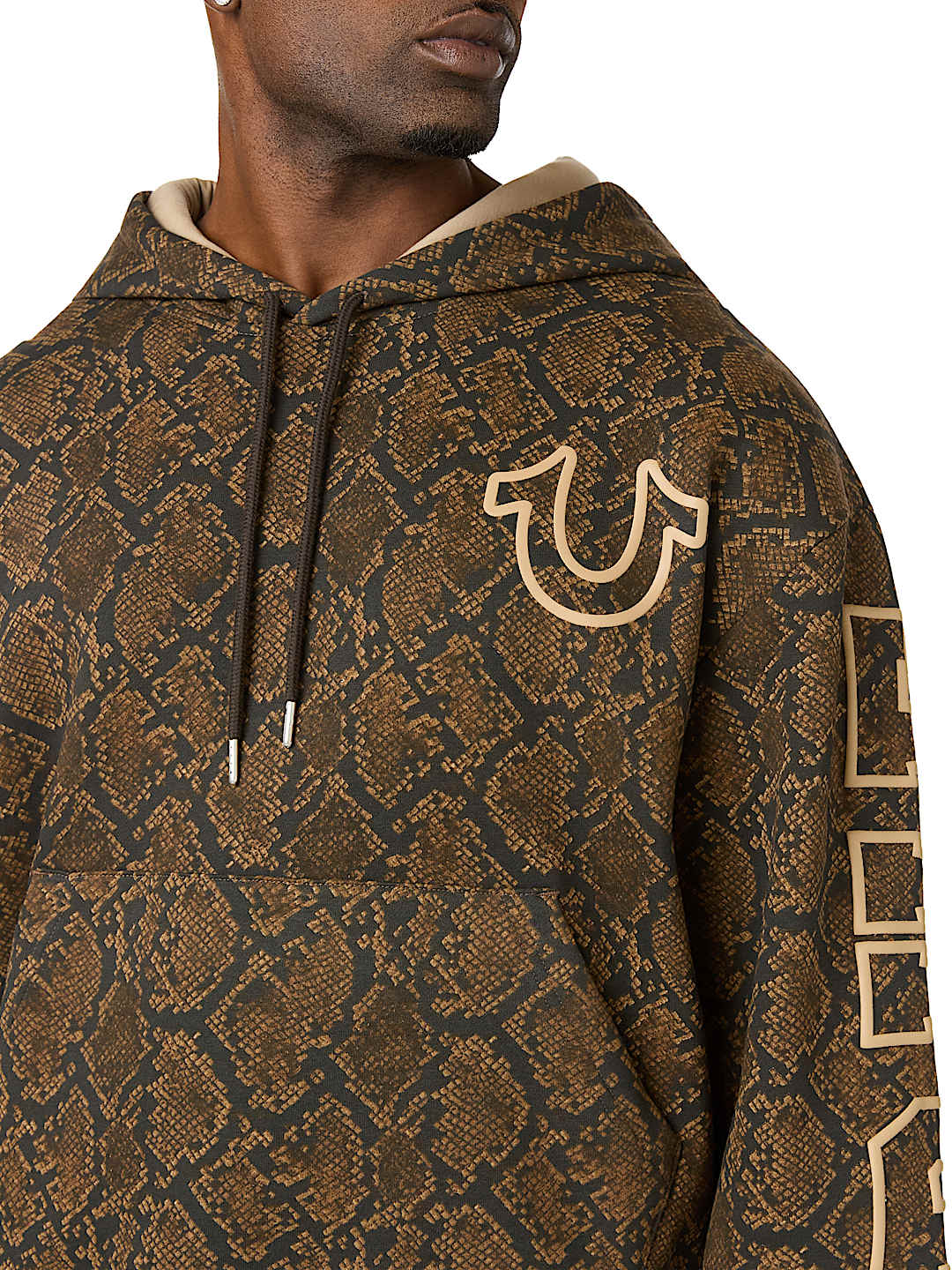 SNAKESKIN BOXY HOODIE