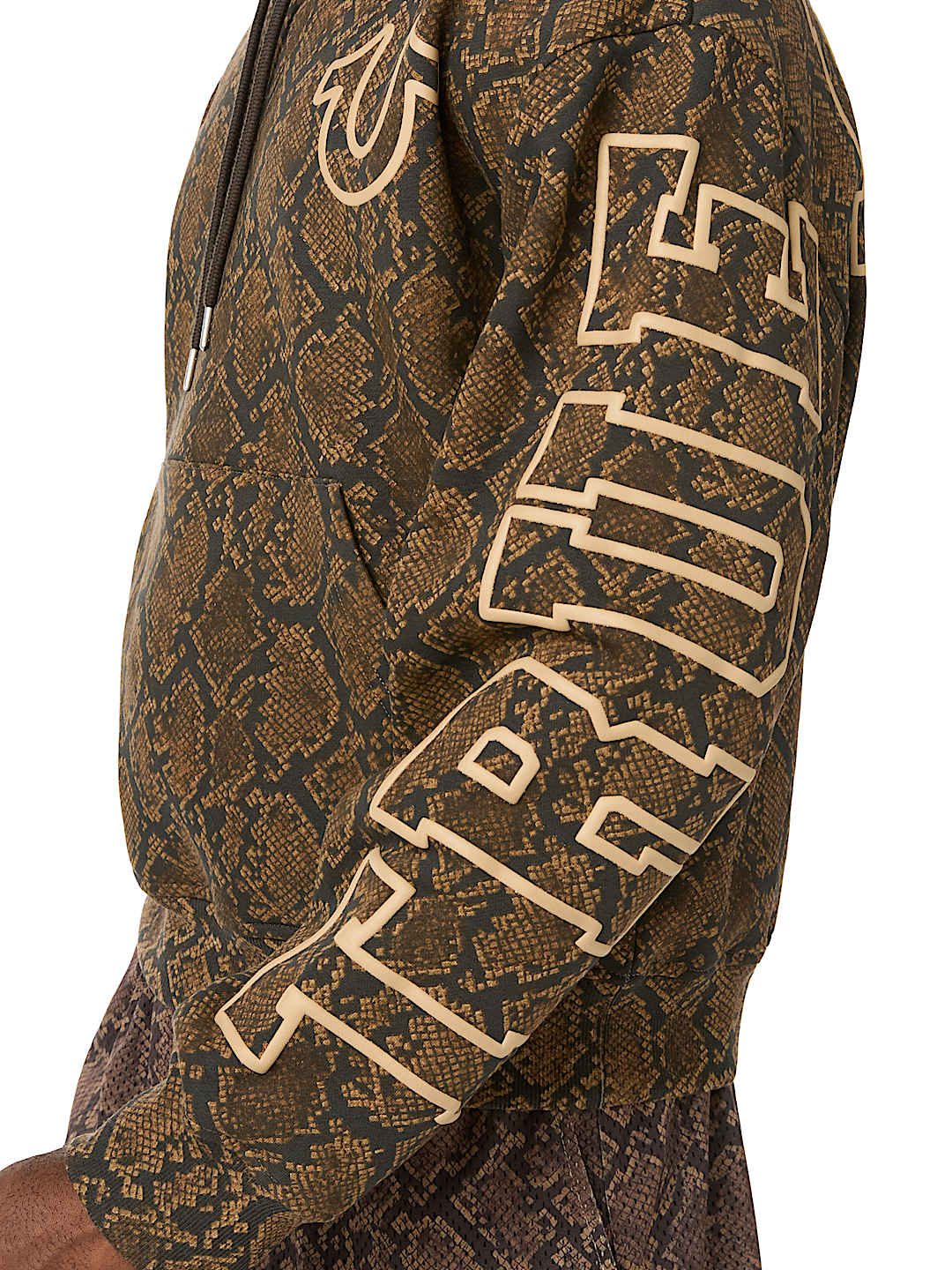 SNAKESKIN BOXY HOODIE