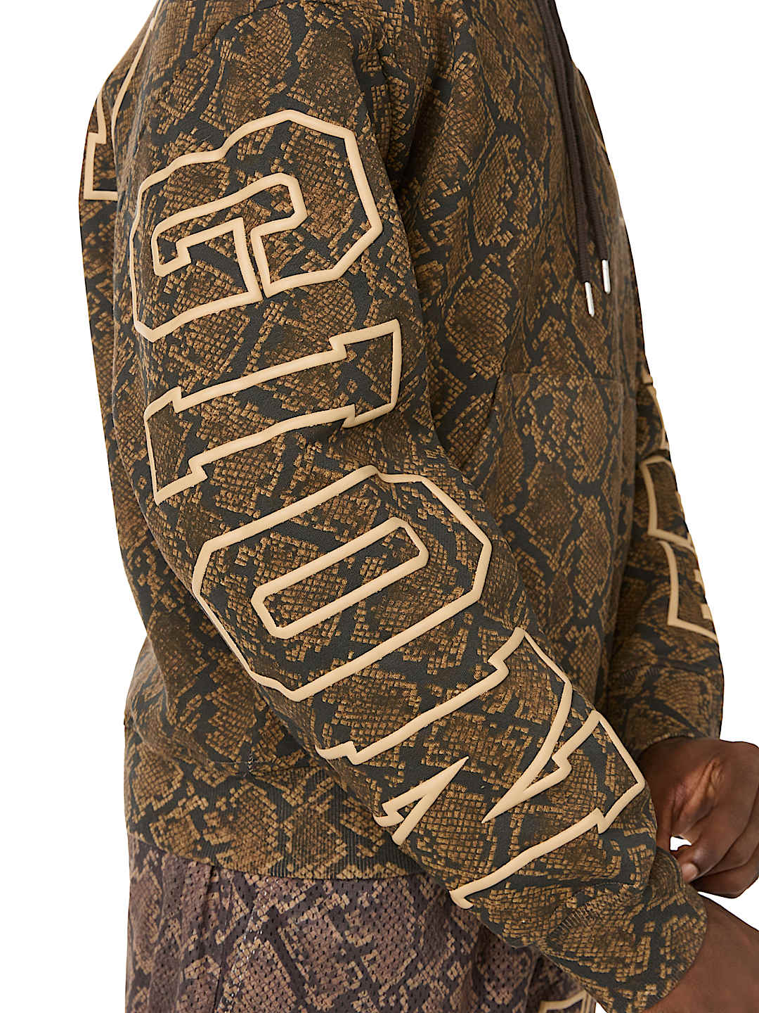 SNAKESKIN BOXY HOODIE