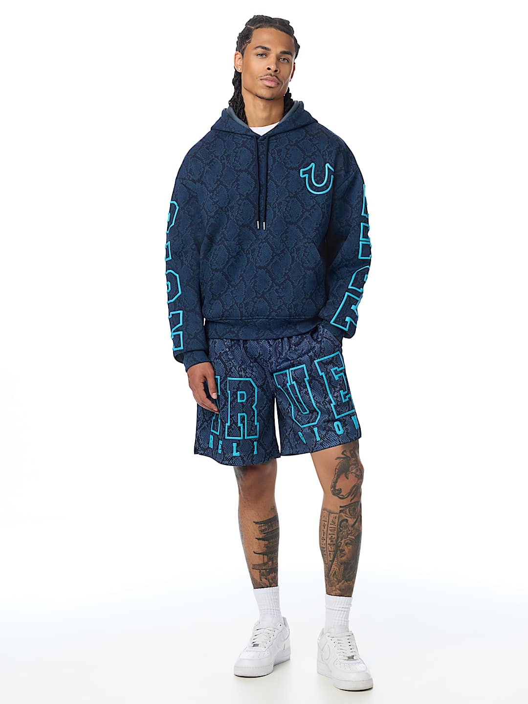 SNAKESKIN BOXY HOODIE