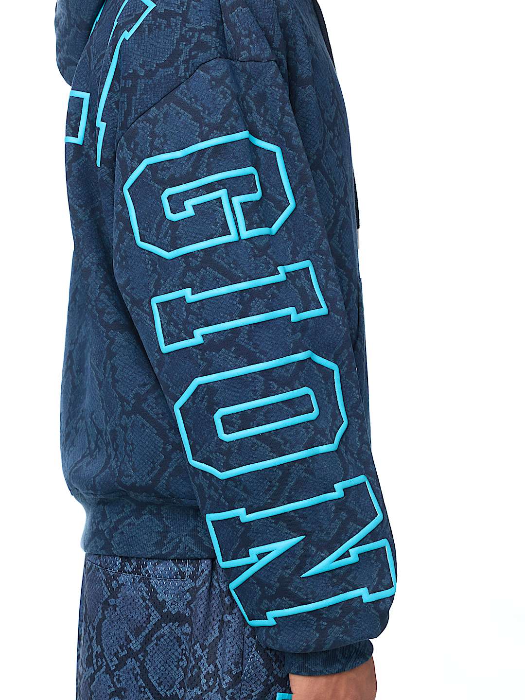 SNAKESKIN BOXY HOODIE