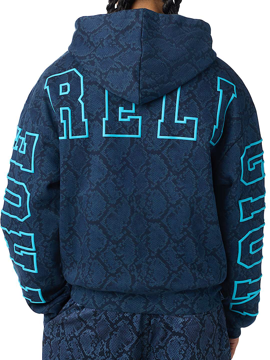 SNAKESKIN BOXY HOODIE
