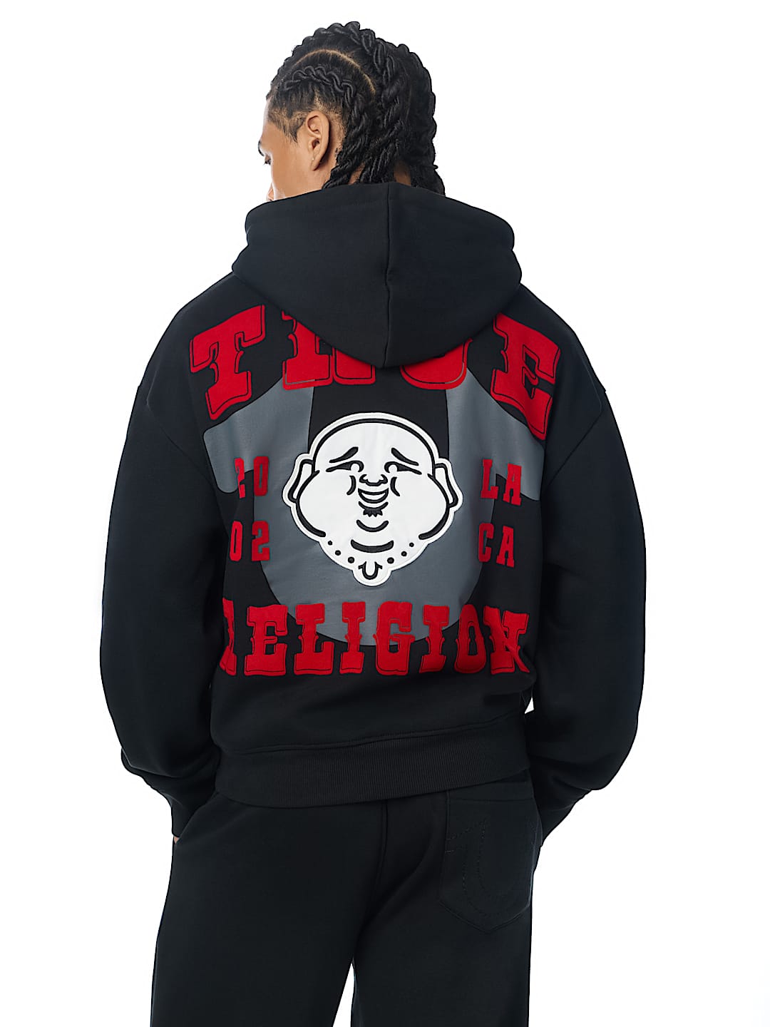 WESTERN BOXY BUDDHA HOODIE