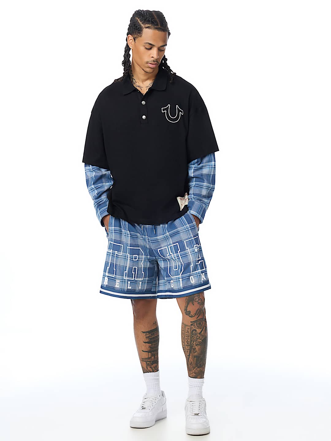 LAYERED POLO SHIRT